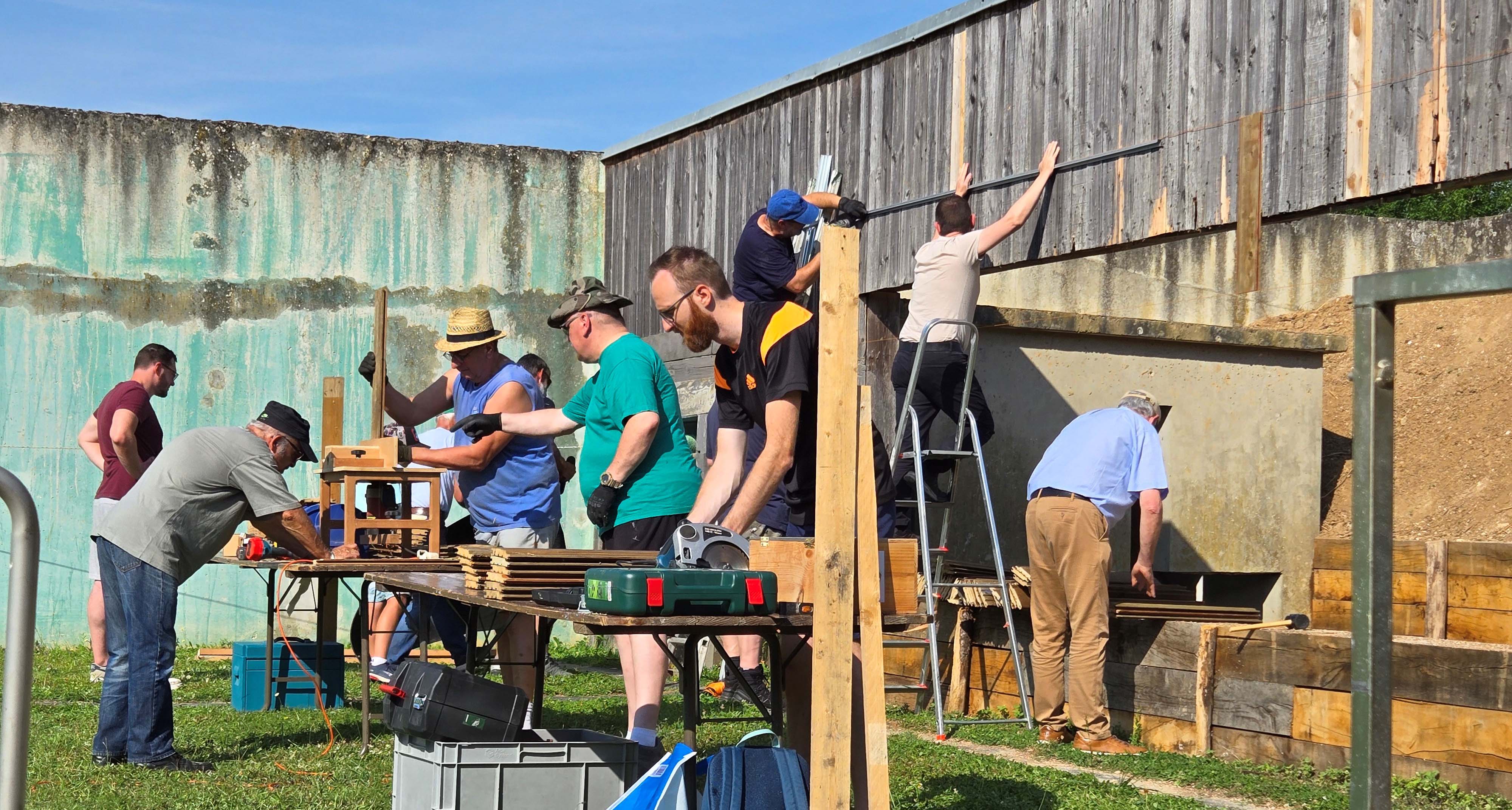 travaux pas de tir sanglier courant